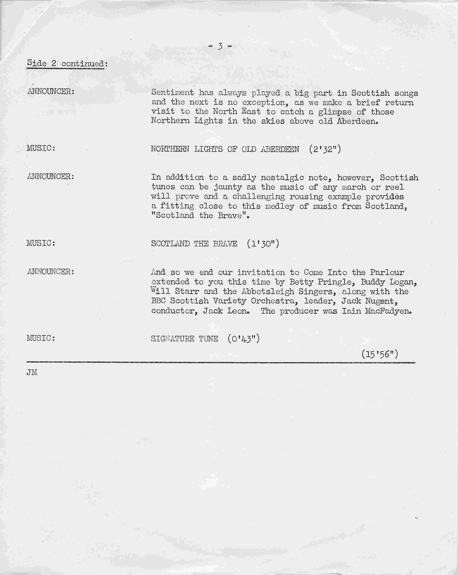 94021 Come into the parlour - 23 / 24 (Side 1 of 2) Various Inserts from 94021